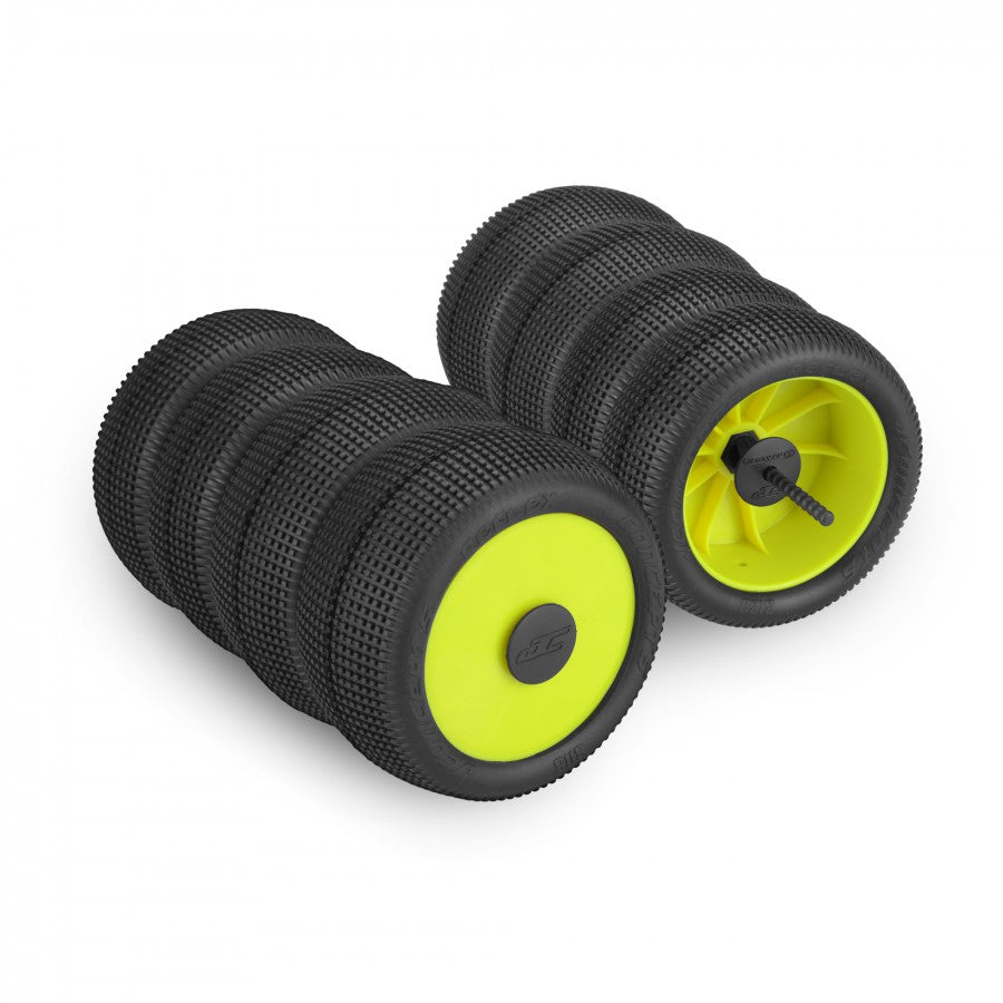 10th Scale Off Road Tire Stick - holds 4 mounted tires (black) - 4pc.