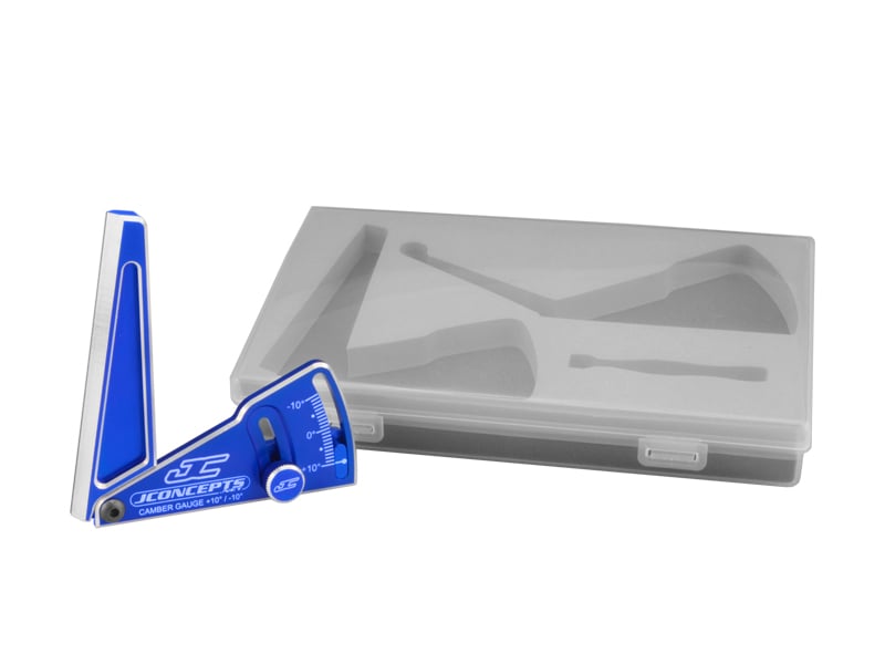 Aluminum Camber Gauge, 85mm - blue