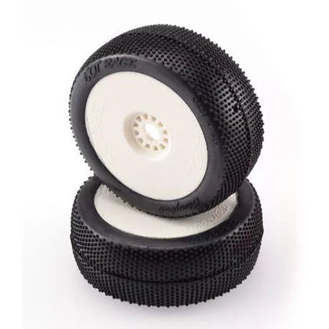 BUGGY 1/8 BANGKOK V2 MEDIUM GLUED ON WHITE RIMS (2) - HOT RACE