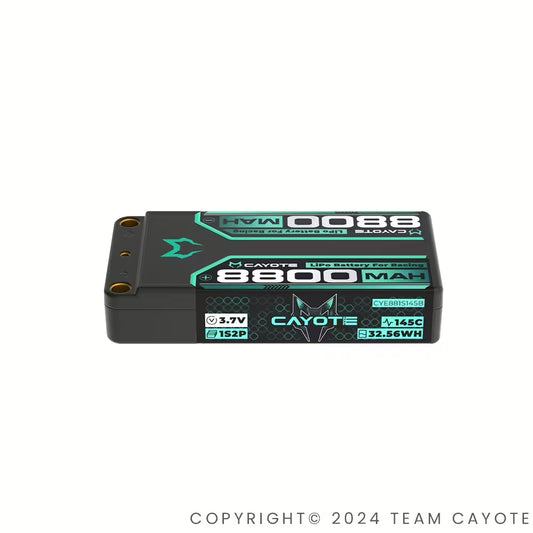 CAYOTE Racing 8800mAh 1S LiPo Battery 3,7V 145C 162g