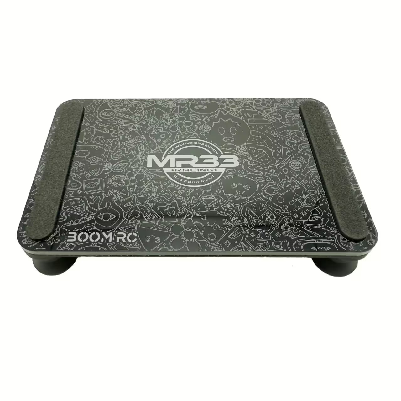 MR33 SIGNATURE Car Stand is ideal for 1:10 and 1:12 on road cars.