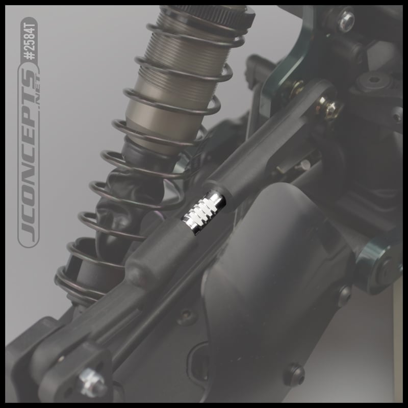 Mugen MBX-8 Fin Titanium Turnbuckle Set - black, 5pc.