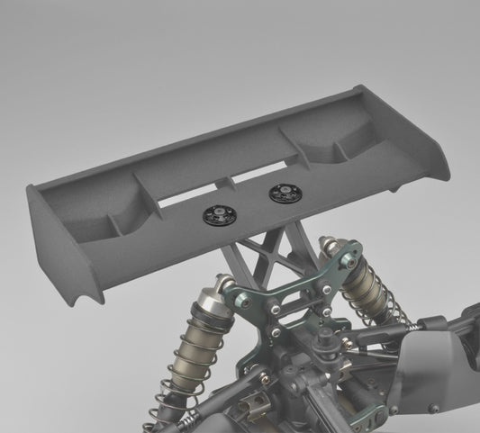 RM2, Clover Large Flange Wing Buttons - black - 2pc.