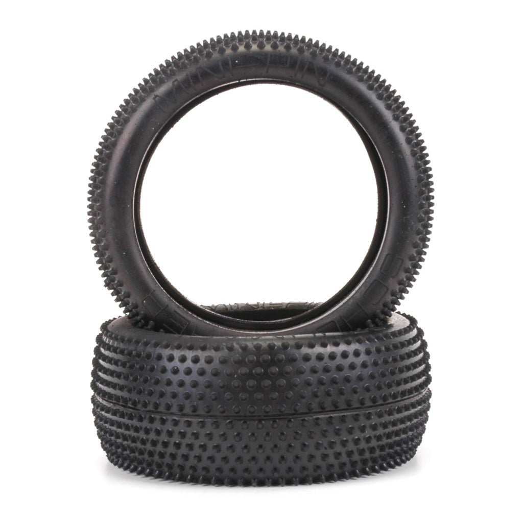 Schumacher Mini Pin 1/8th Tyre - Yellow (pr)