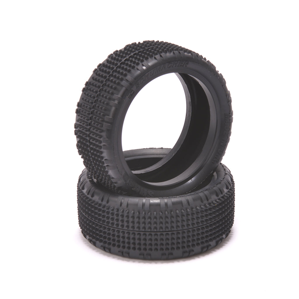 Shard - 1/10 4WD Tyres - Front - Yellow - (1 pair)