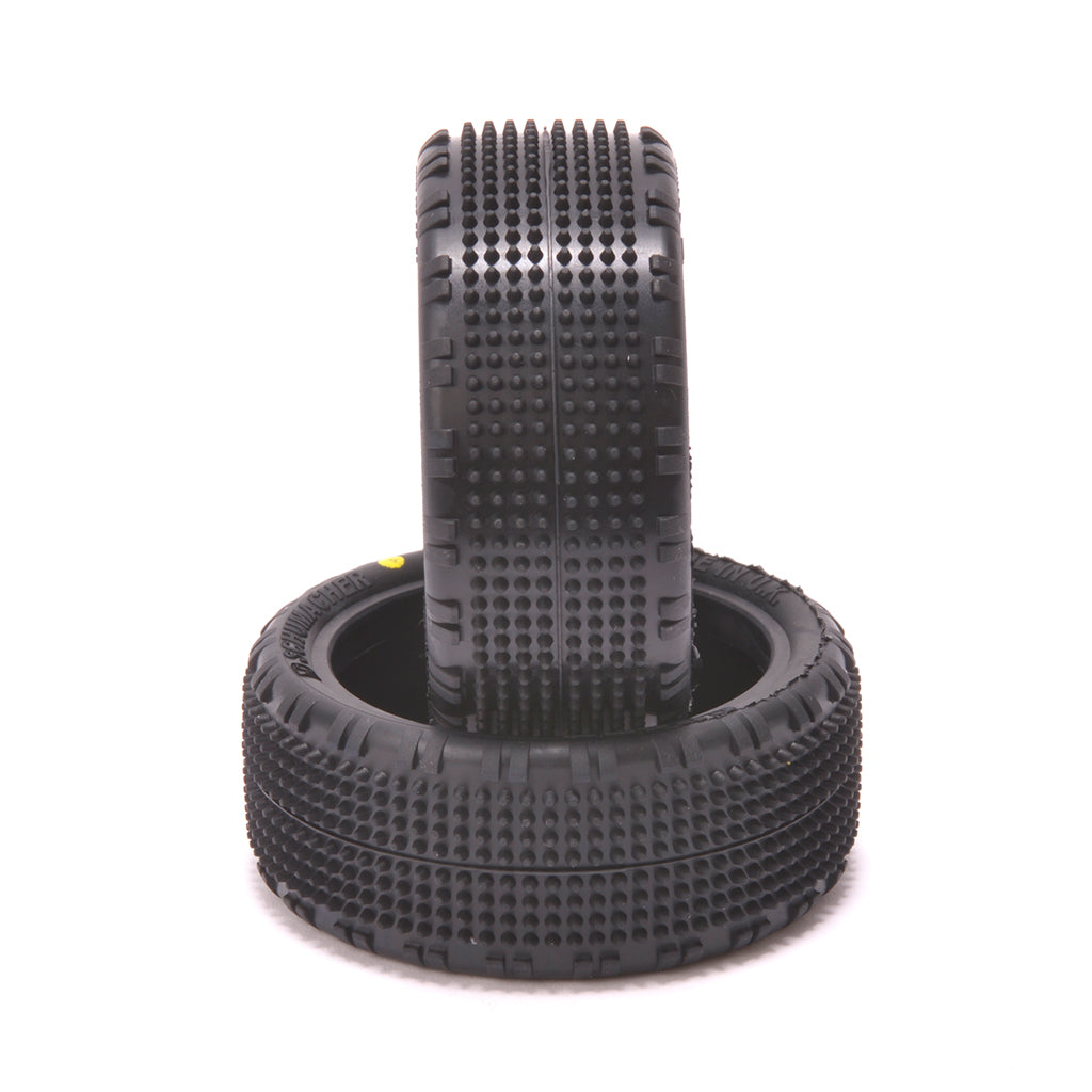 Shard - 1/10 4WD Tyres - Front - Yellow - (1 pair)