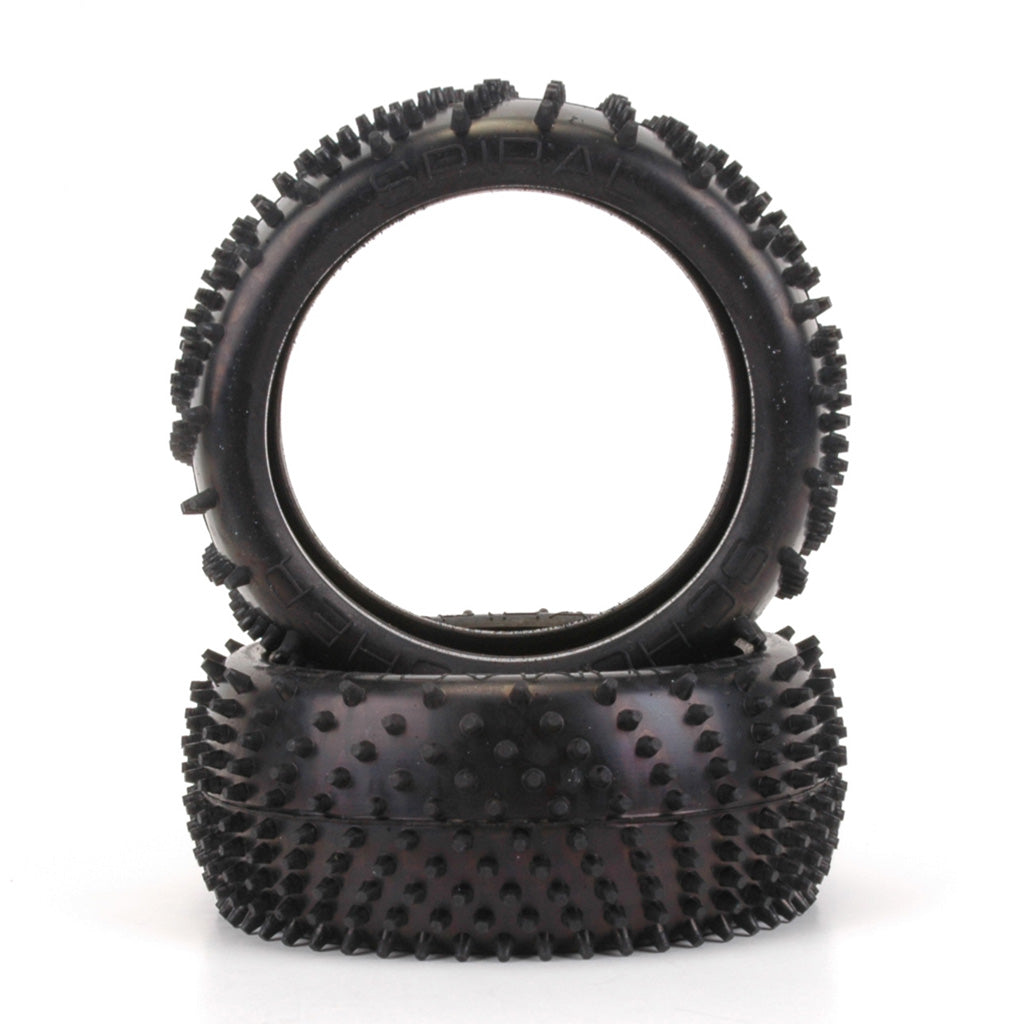 Schumacher Spiral 1/8th Tyre - Silver (pr)