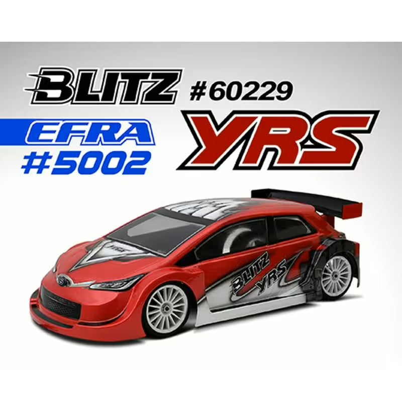 Team Titan BLITZ YRS Fronti 190mm (0.5 mm) Hatchback Clear Body