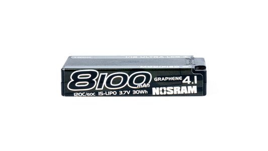 NOSRAM 1/12 ULTRA LCG GRAPHENE-4.1 8100MAH Hardcase Battery - 3.7V LiPo - 120C/60C