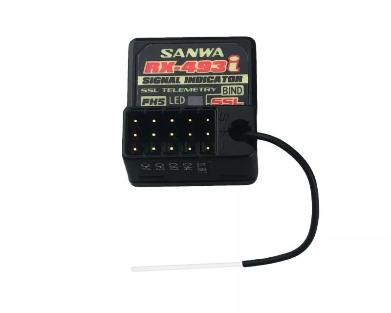 SANWA 受信機 RX-493i FH5 Sanwa RX-493i (FH5/FH5U) Waterproof Telemetry Receiver with