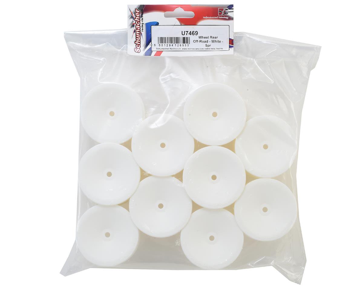 Schumacher Wheel Rear - White (5 pairs)