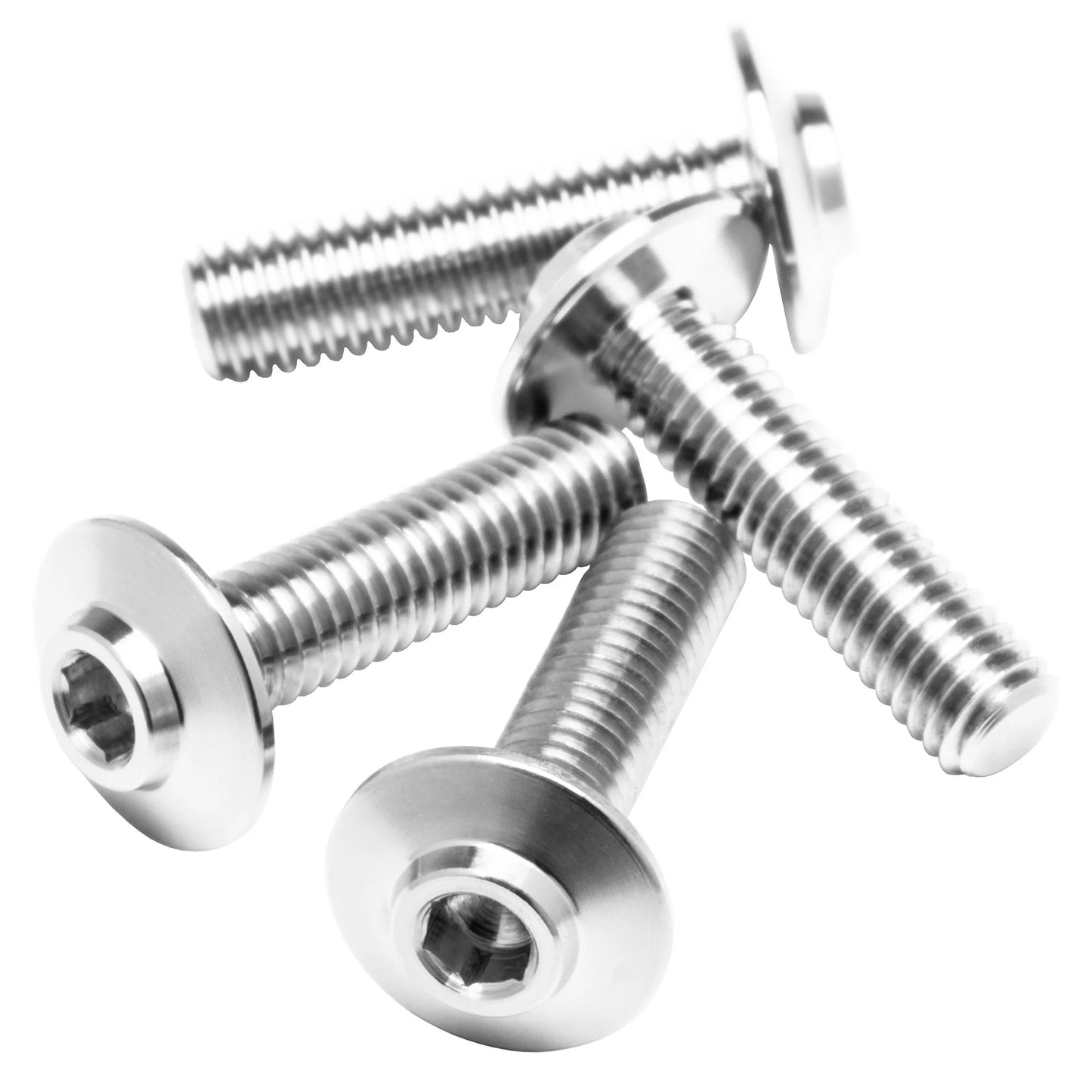 1up Racing ProDuty Titanium Screws -Lock down Head - 4pcs