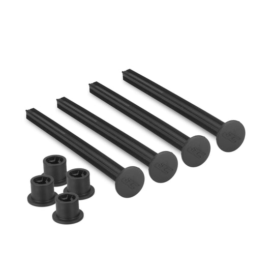 8th Scale Off-Road Tire Stick - holds 4 mounted tires (black) - 4pc.