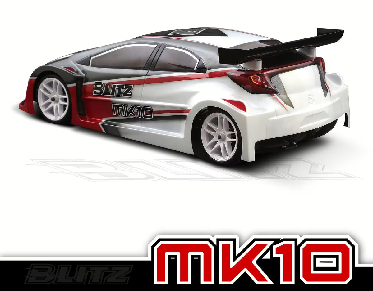 Team Titan BLITZ MK10 FWD 190mm (0.5 mm) Hatchback Clear Body Lightweight