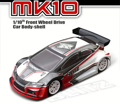 Team Titan BLITZ MK10 FWD 190mm (0.7 mm) Hatchback Clear Body