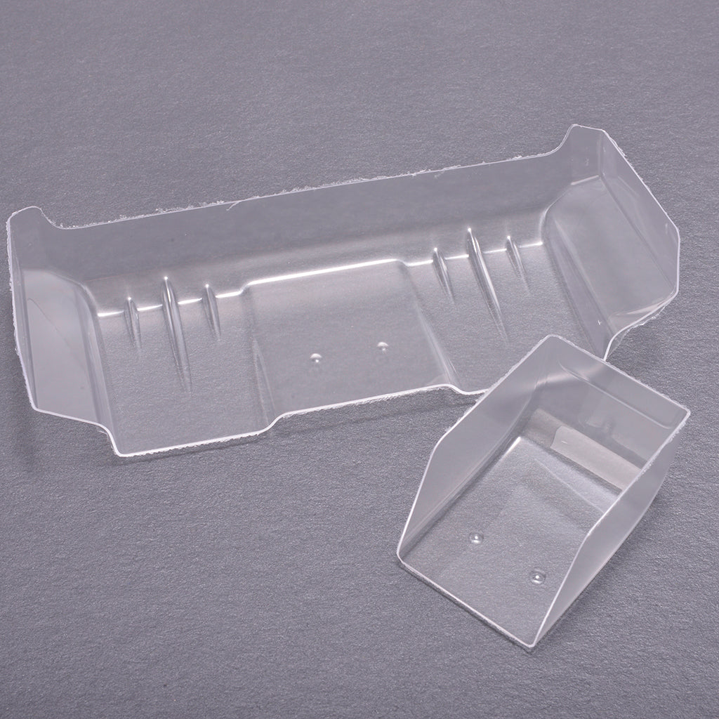 AEROX 1/10 Wide Rear Wing - 7.0'', 1mm Clear (2 part)