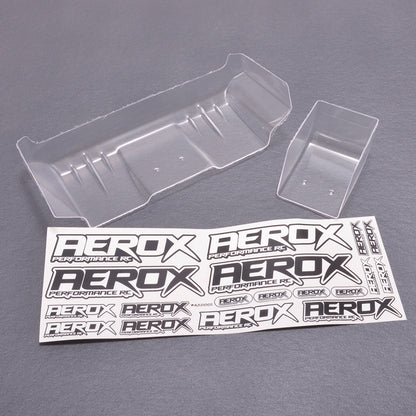 AEROX 1/10 Wide Rear Wing - 7.0'', 1mm Clear (2 part)