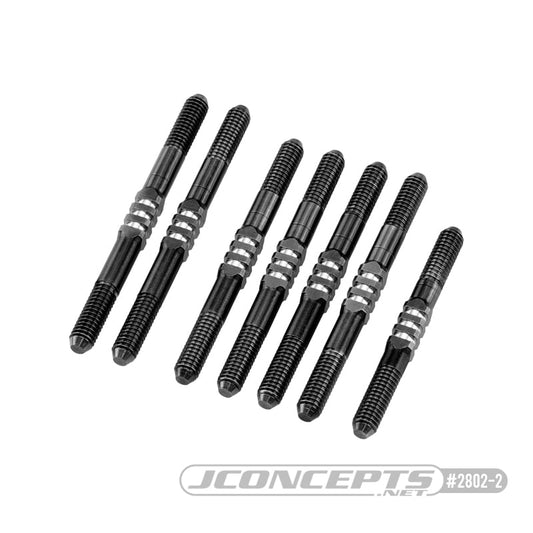 B74.2, 3.5mm Fin Titanium Turnbuckle Set, Stealth Black - 7pc.