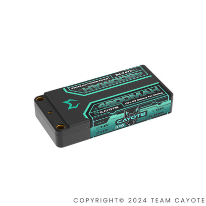 CAYOTE Racing 4600mAh 2S Shorty LiPo Battery 7,6V 145C 163g