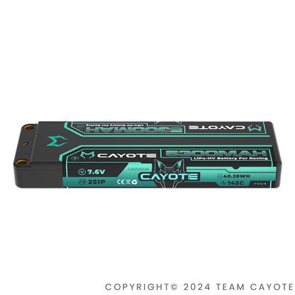 CAYOTE Racing 5300mAh 2S LiPo Battery 7,6V 145C 197g