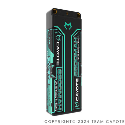 CAYOTE Racing 6800mAh 2S LiPo Battery 7,6V 145C 249g