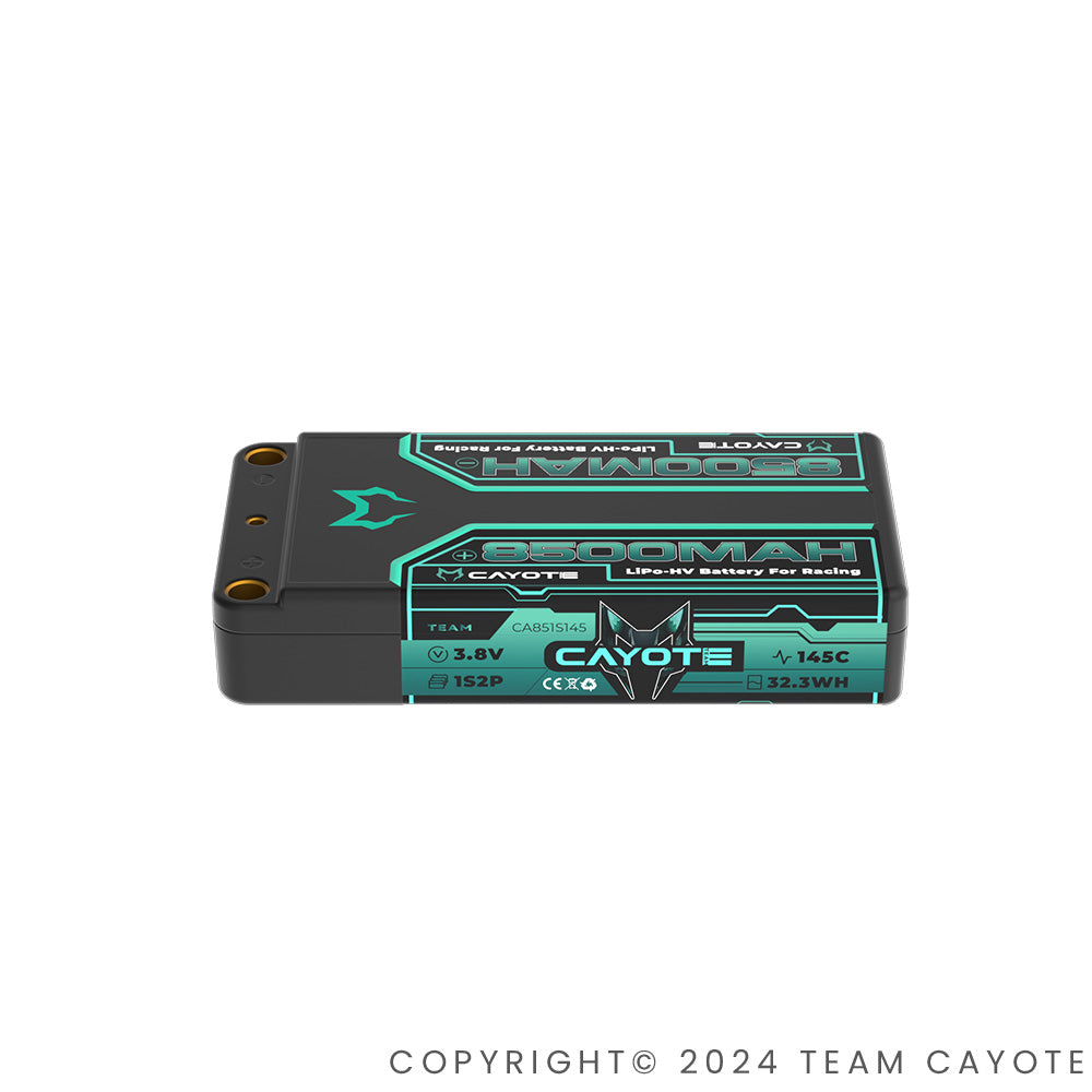 CAYOTE Racing 8500mAh 1S LiPo Battery 3,8V 145C 155g