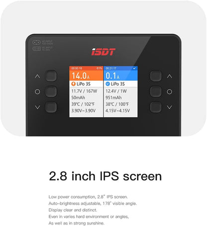 ISDT K2 AIR Charger 230V/10-30V, 1-6S LiPo, 20A, 2x500W