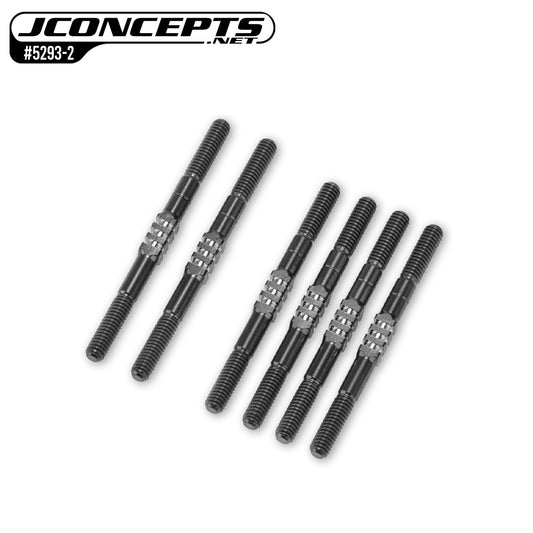 B84 Fin Titanium turnbuckle set, 6pc. - Stealth Black
