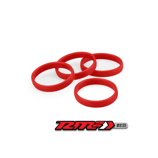 RM2 Red Hot tire bands - red