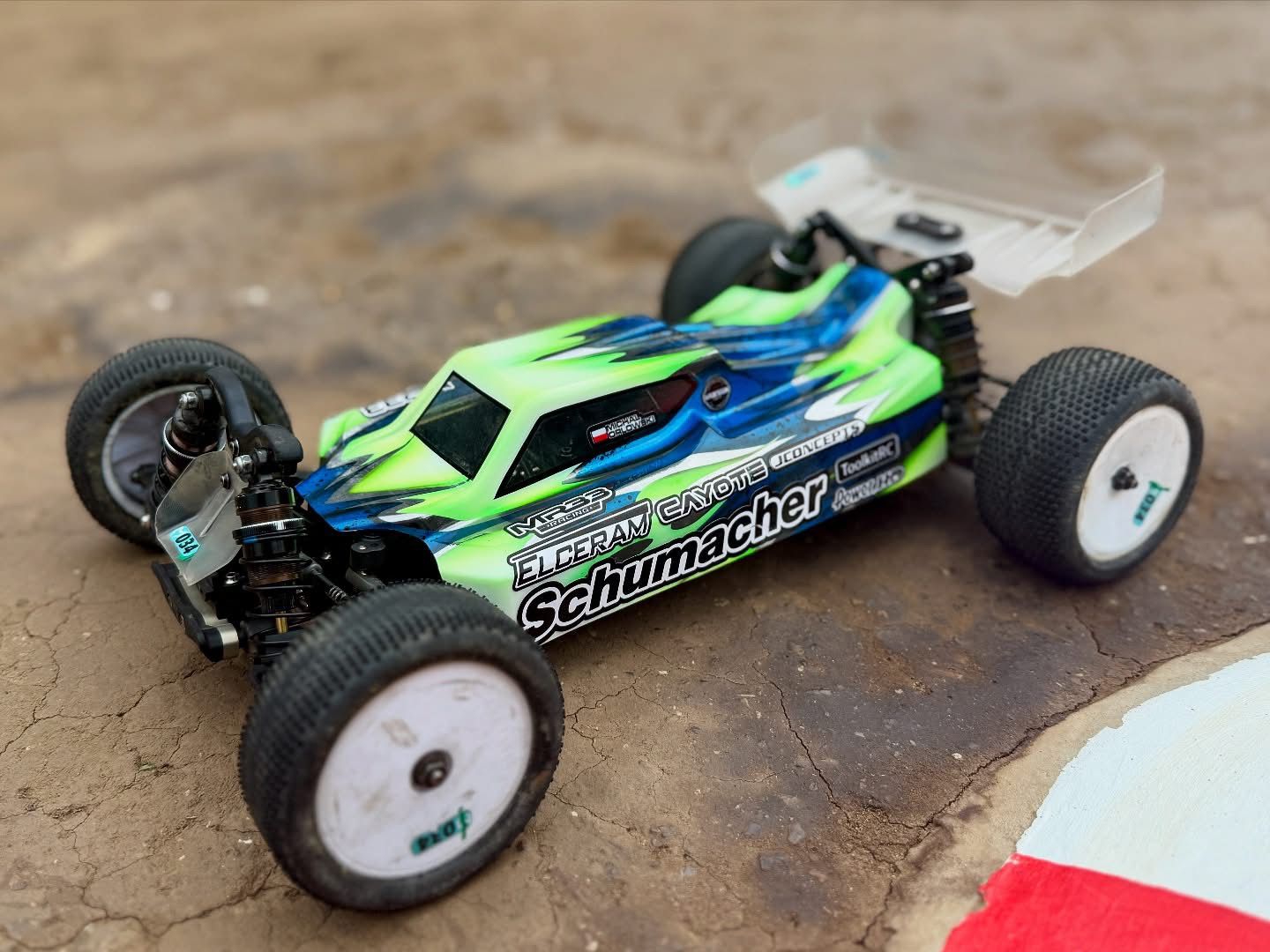 S15 - Schumacher CAT PB body w/ carpet | turf | dirt wing - light-weight