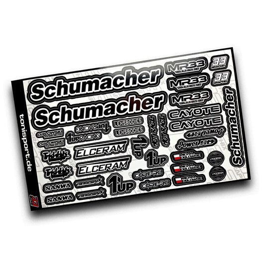 MR33 Michal Orlowski  '26 Edition Touring Car Sticker Sheet by 33Graphix DIN A5