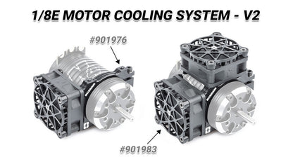 NOSRAM Aluminium Fan Mount V2 - 42mm Motor Diameter - up to 2x 40mm Fans