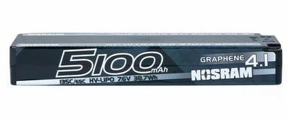 NOSRAM Graphene-4.1 5100mAh 7.6V 135C/65C HV Ultra LCG Stock Spec LiPo Battery