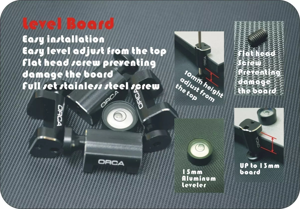 ORCA Level Board fits Hudy Setup Boards & Other