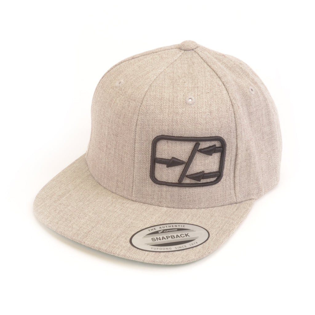 Schumacher Snapback Flatbill Cap-Heather