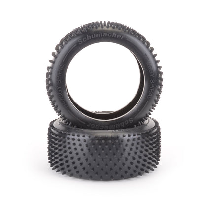 Schumacher Truggy Spiral Tyre - Yellow - pr