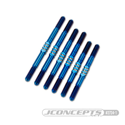 JConcepts - XRAY XB4 2024 3.5 x 55mm Fin Titanium turnbuckle set, 6pc. – Burnt Blue