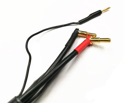 MR33 2S All-Black Charging Lead - 600mm - (4/5mm Dual Plug - XH)