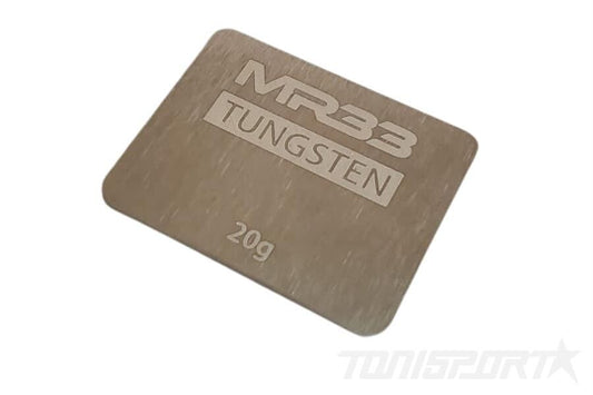MR33 Tungsten Weight 24 x 30 x 1,5mm - 20g