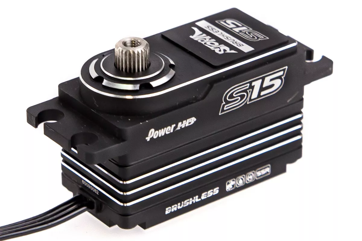Power HD S15 ブラシレスサーボ Power HD S15 Low Profile Brushless Servo - Silver | PHD-S15