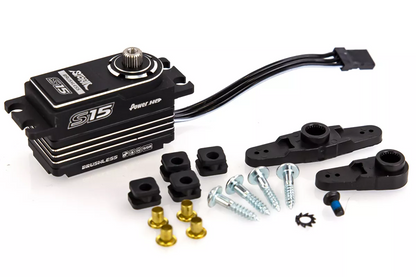 Power HD S15 Low Profile Brushless Servo - Silver | PHD-S15-Silver Power HD S15 Low Profile Brushless Servo - Silver | PHD-S15-Silver